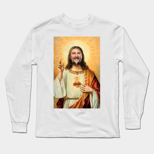 Guy Fieri as Jesus Long Sleeve T-Shirt by MooreArts